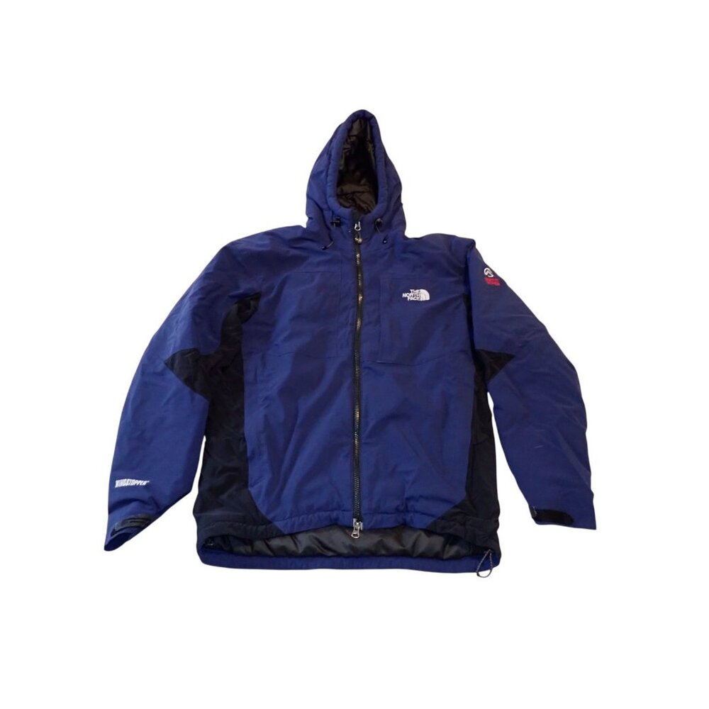 Vintage The North Face Jacket Mens M Summit Series Windstopper Blue Hooded